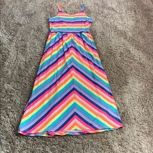 Children’s place thinstrap long multicolored dress